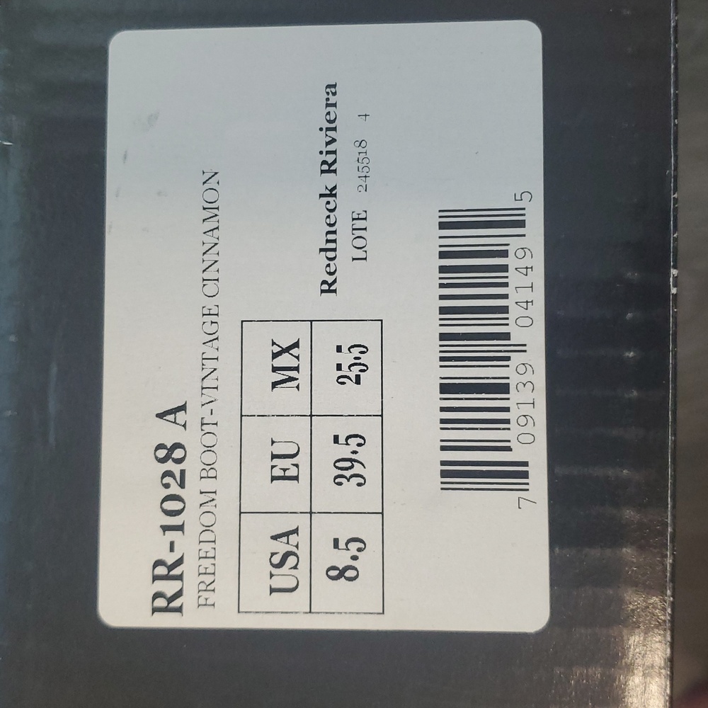 NEW Redneck Riviera Freedom Boot - 8.5 - Picture 11 of 15